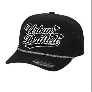 urban drifted black golf hat